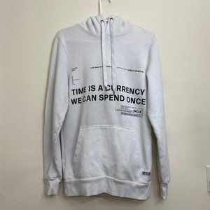 *Lowest possible price* White Graphic Hoodie